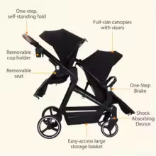 Baby Double Stroller
