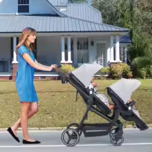 Baby Double Stroller